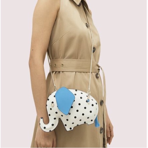 kate spade Bags Kate Spade Tiny Cabana Dot Elephant Crossbody